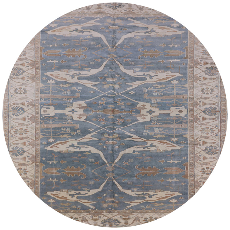 Oriental Indoor Rug, Round 3'