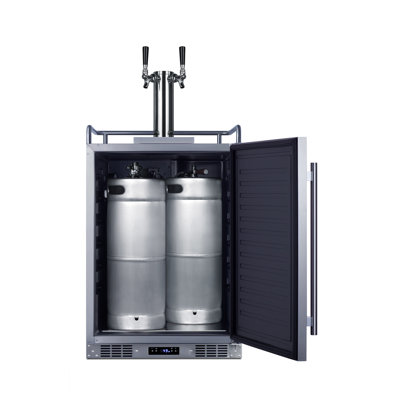 Summit Appliance 24 Inches Wide Outdoor Built-In  Beer & Wine Kegerator