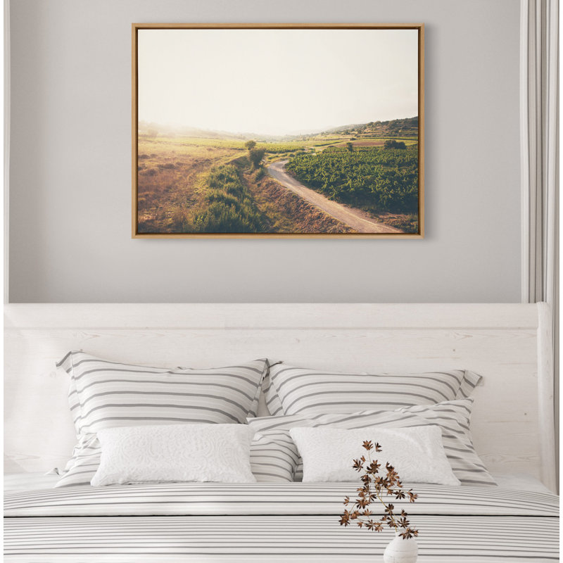 «Conduisant vers l'inconnu» par Laura Evans, reproduction d'art sur toile encadrée