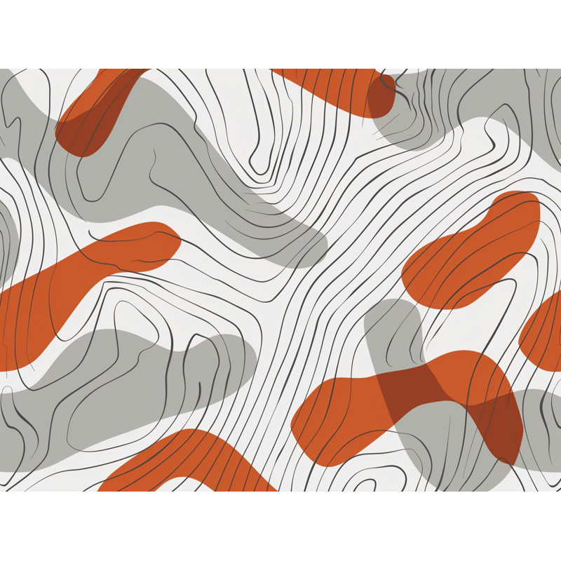 Rideaux de fenêtre à motif de vagues ondulées - 2 panneaux, L 40 po x L 61 po