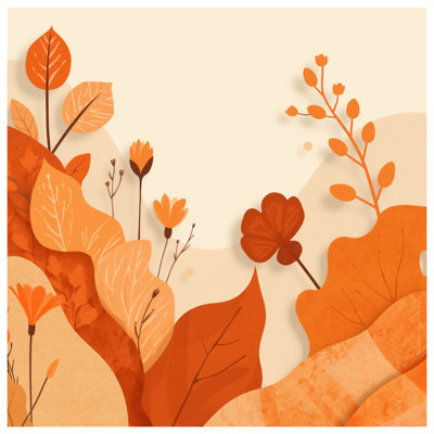Édredon Autumn Foliage Illustration