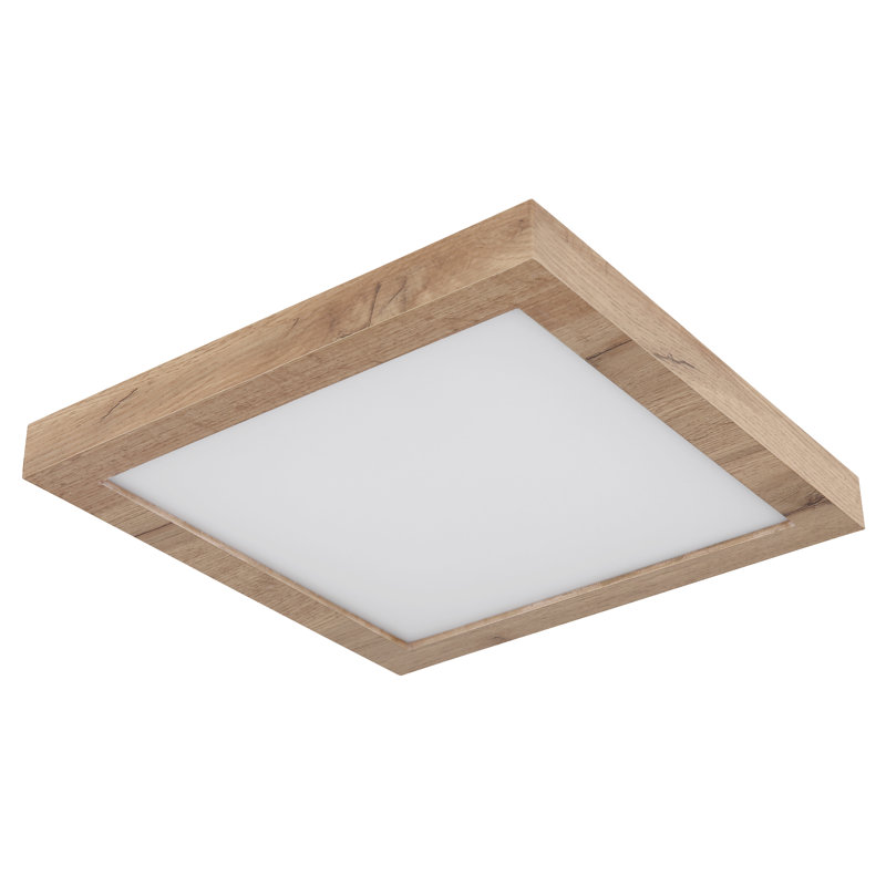 Straughter Manufactured Wood LED Flush Mount