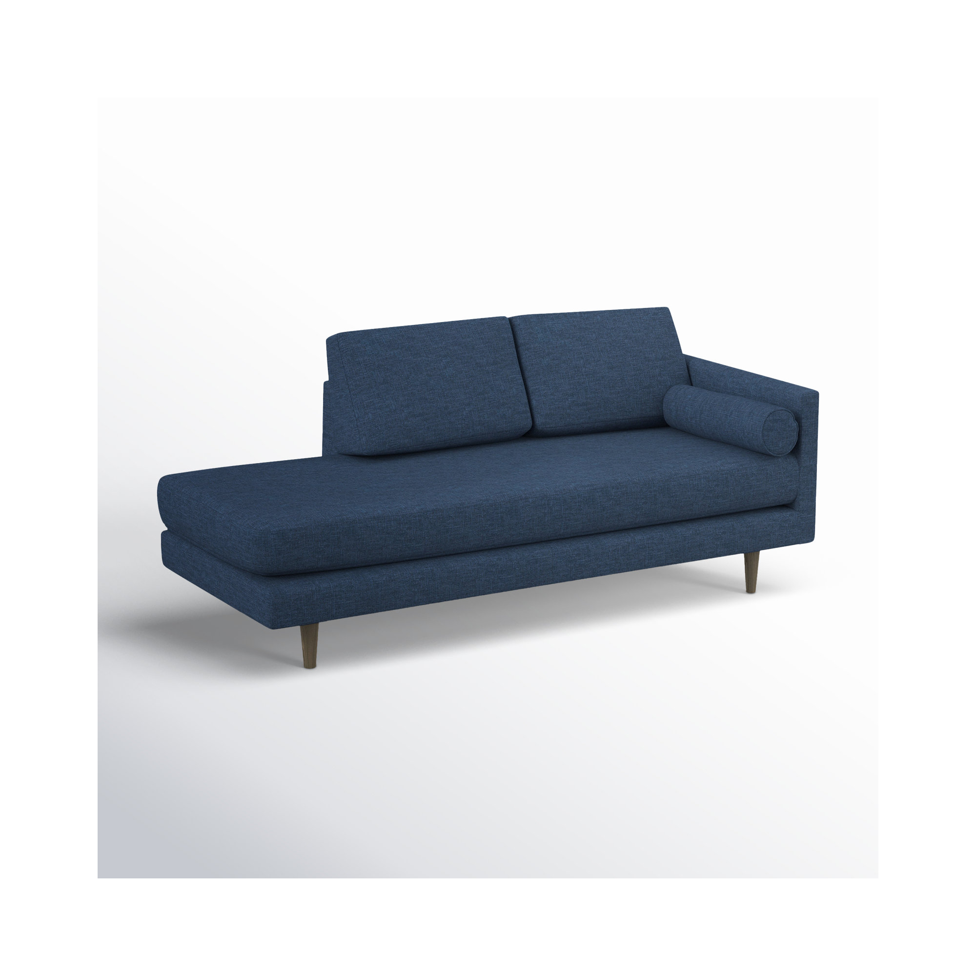 Marilyn 76" Chaise Lounge, Archetype Admiral Performance Basketweave