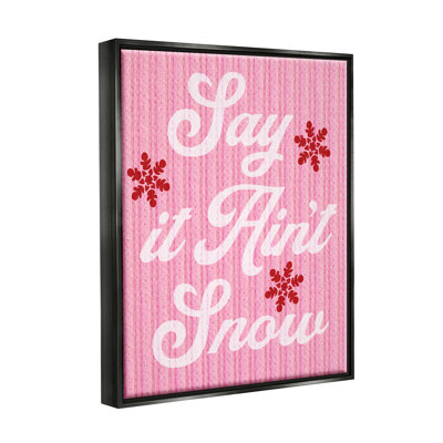 Ba-846-Floater " Pink Say It Ain't Snow "