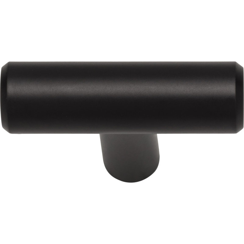 Naples 1 9/16" Length Bar Knob, Matte Black