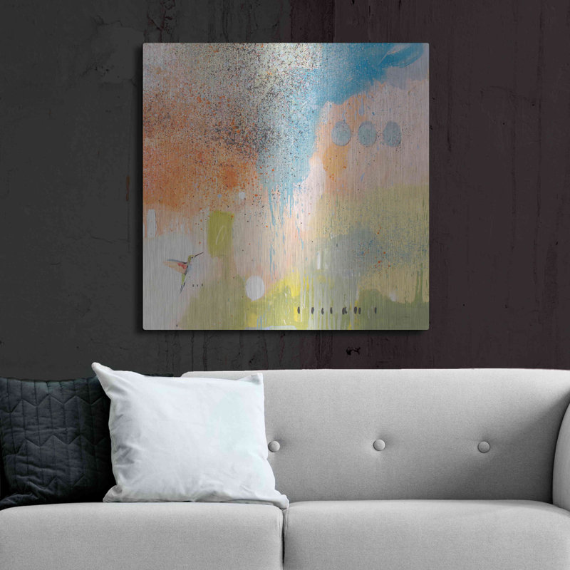 «Hummingbird At Home 1» par Anthony Grant, H 36 po x l 36 po