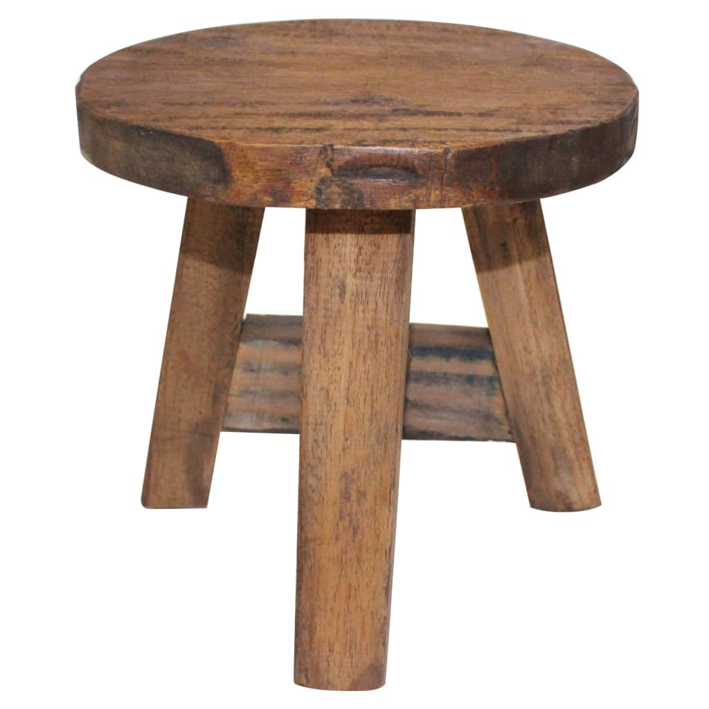 VidaXL VidaXL Stool Solid Reclaimed Wood | Wayfair