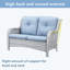 Tonry 51.6 " W Wicker Patio Sofa with Cushions-1653043291