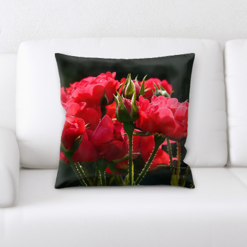 Coussin roses