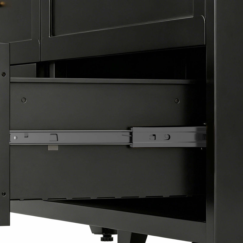 Commode 6 tiroirs en métal avec technologie Smooth-Glide et design écologique