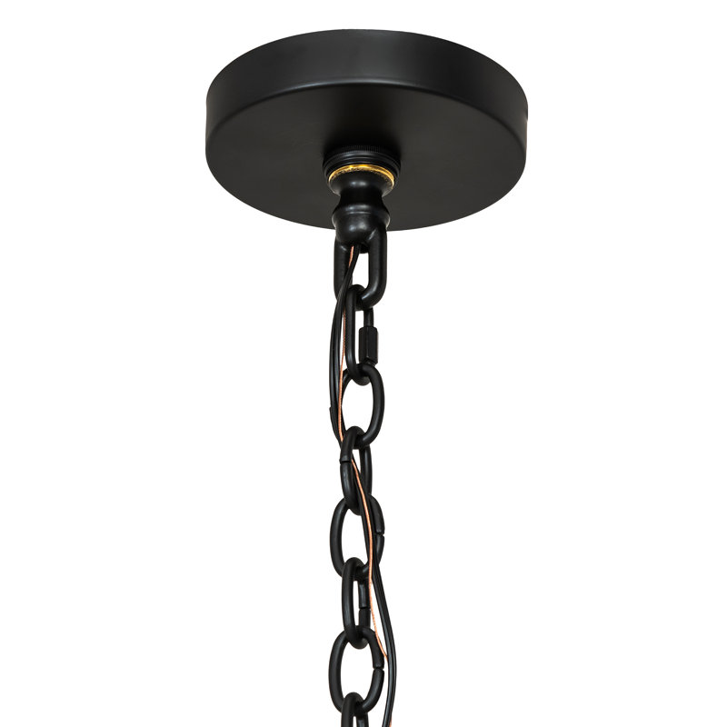 Byzantine 12 - Light Dimmable Wagon Wheel Chandelier