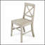 Chaises de salle à manger en bois d'acacia légèrement délavé, robustes et confortables pour les salles à manger modernes-685598122