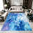 1PC Watercolor Blue Purple Abstract area rugs for Living Room, Soft and Comfortable, Suitable for all seasons, easy-to-maintain, machine washable Indoor floor mat, Under Table Farmhouse suitable for dining table, bedroom, entryway, kitchen, patio,-307501568