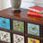 Classical painted six-drawer accent chest