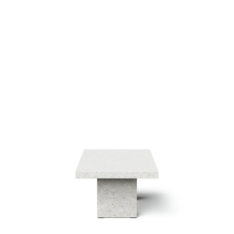 Mixx Elcor 82.75, Standard Table (30.5" Height), Ivory Terrazo, 95" L x 47" W