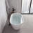 54" Streamline Soaking Freestanding Tub With Internal Drain-108964625