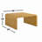 Square Woven Rattan Coffee Table