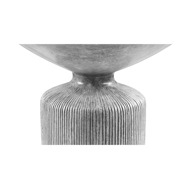Gray Concrete Side Table With 40Mm Thick Top, No Assembly Required, 20.41In X 19.53In, 26Lb, Natural Theme, 19" Floor Weathered Cement Table, Solid Assembly, 21X21x20, 26 Lbs, Appearance,