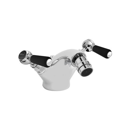 Solid Brass Double Handle Horizontal Spray Bidet Tap