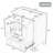 29.5'' Single Bathroom Vanity Base Only