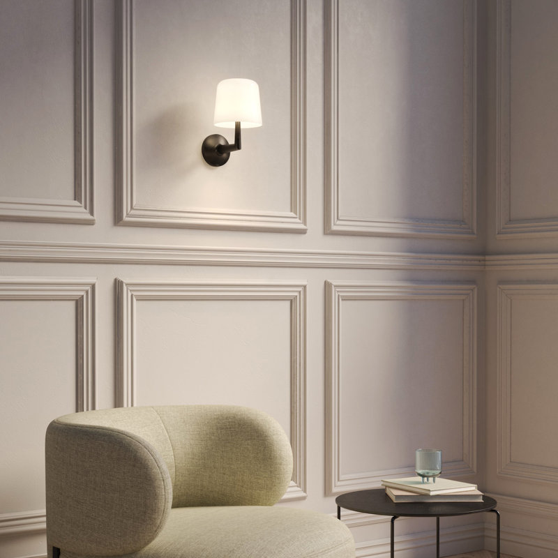 Ella 2 - Light Armed Sconce, Matt Black