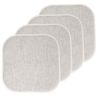 Alexis Memory Foam No Slip Back 16" x 16" Chair Pad Cushion by Sweet Home Collection