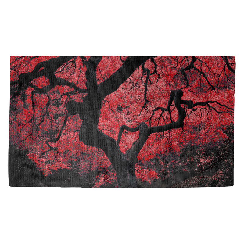 Paillasson d’intérieur arbre d’érable japonais dobby Bourbeau, Rectangulaire 2 pi 1,5 po x 3 pi 4 po