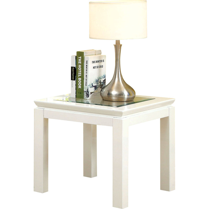 Table de bout Bovian, Blanc