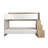 Imogen European Single Bed with Drawers and Shelves