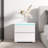 Astorga 19.7" Nightstand with 16-Color LED Lighting, High Gloss Finish-903121002