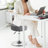Modern Swivel Adjustable Height Accent Stool-992397481