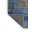 Tapis bleu lavable à la machine-34559704
