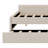 Upholstered Platform Bed With USB And Trundle-1767953259