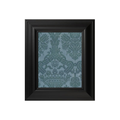 Cadre photo 5 x 7 noir style cadre 22048, moulure en panneau de fibres à densité moyenne de 2,375 pouces, verre et support inclus, cadre mural pour art, affiches ou photos 