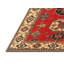 Tapis rouge/vert traditionnel Asaph-1695361288