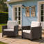 Chaise de patio avec coussins (ensemble de 2)-1163108942