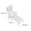 Lily Pond 137cm Long Reclining Single Chaise-29512310