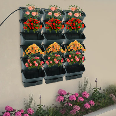 18 Pots Wall Planter Self-Watering