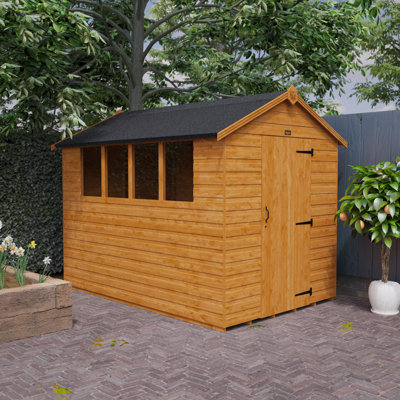 Tiger 6 Ft. W x 9 Ft. D Tongue and Groove Apex Wooden Shed