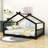 Bunche Wood House Platform Bed-1452368216-1452368219