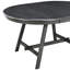 Table de salle à manger extensible grise - processus d'assemblage facile pour nettoyer la surface