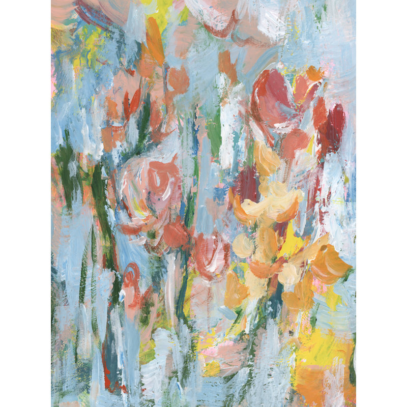 Impressionist Floral Abstract II by Ethan Harper - Wrapped Canvas Print, 46 cm H x 30 cm W