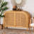 Berberich Ovalet Modern Bohemian Rattan 2-Door Sideboard