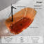 Baignoire de trempage autoportante en résine avec drain escamotable 59 po. X 28 po. MonBlari