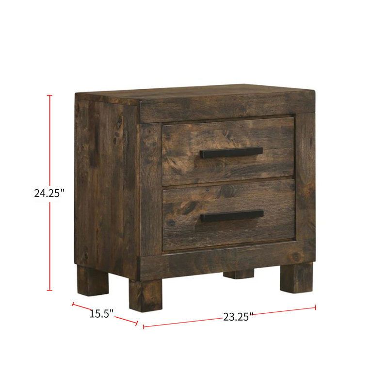 Aivars 23.25'' W Particle Board / Chipboard Nightstand