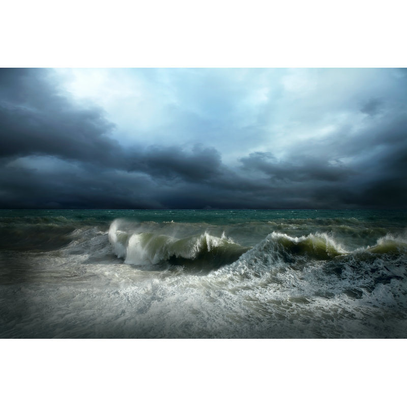 «Storm Seascape» par Yuran-78 - Photographie sur toile tendue, L 12 po x H 8 po