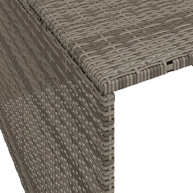 Remise à outils en osier l 2,83 pi. X P 2,95 pi., Gris