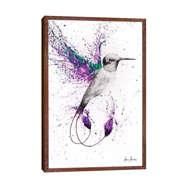 Humming Home by Ashvin Harrison - Print on Canvas, Classic Brown Wood Framed, 101.6 cm H x 66.04 cm W