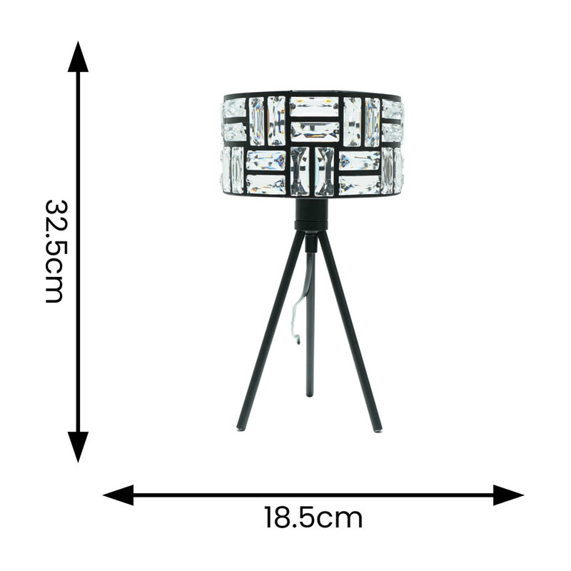 Akito Metal Tripod Lamp