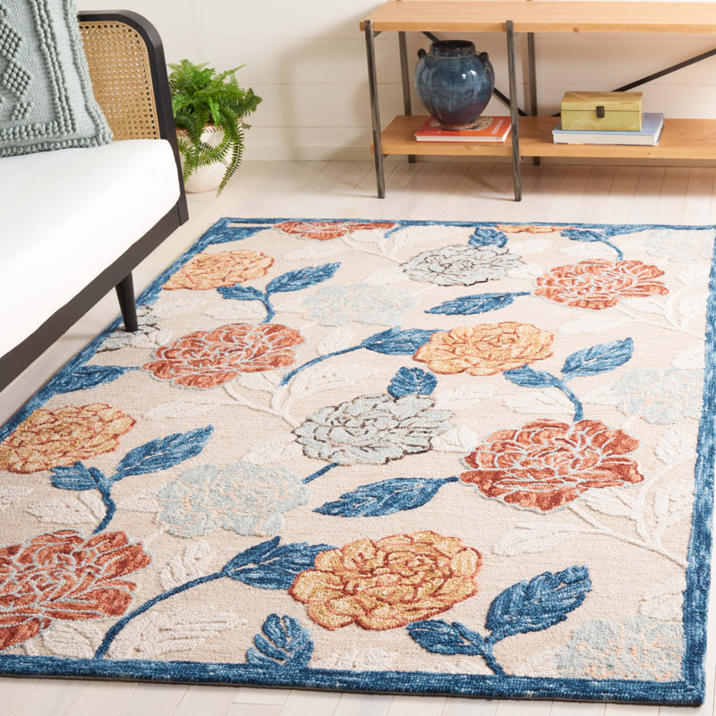Tapis floral en laine Palash, Rectangle 8 pi x 10 pi